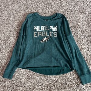 NFL Eagles Sequin Green Shirt